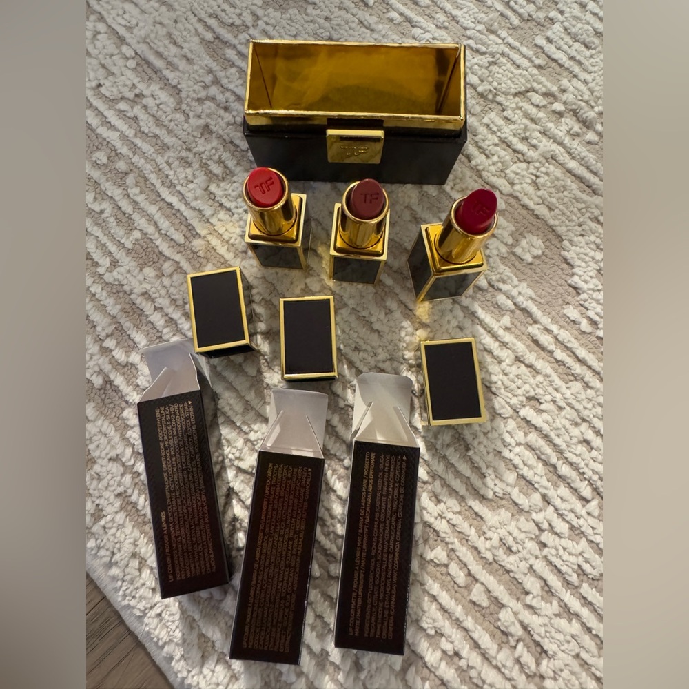 New Tom Ford Beauty Boys & Girls Ultra-Rich Lip Color Lipstick Trio